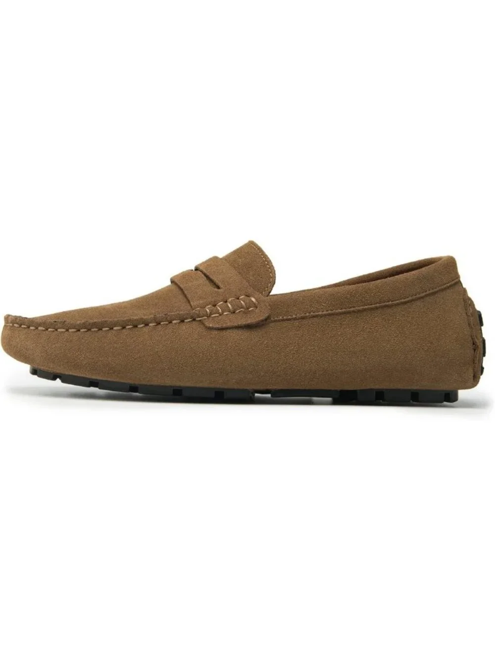 Men's Penny Loafers Moccasin Driving Shoes - Slip-On Flats for Casual Style
